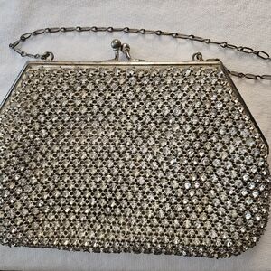 Elegant Silver Evening Handbag